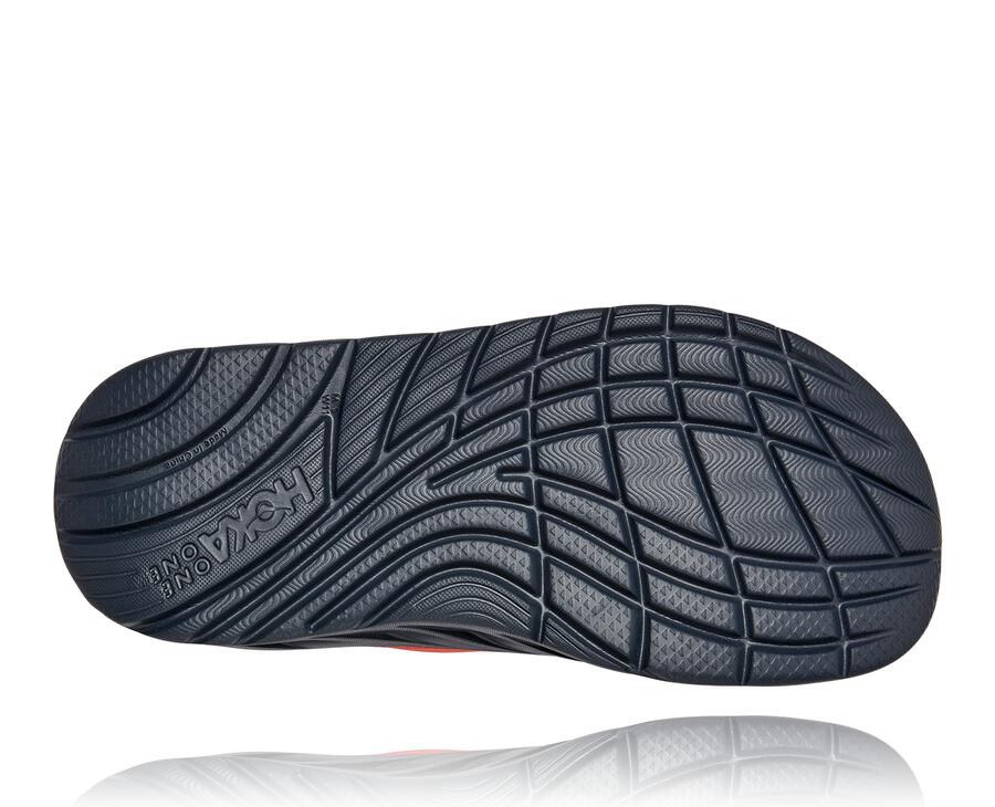 Hoka One One Slide Panske Červené - ORA Recovery - 75380-BQXW